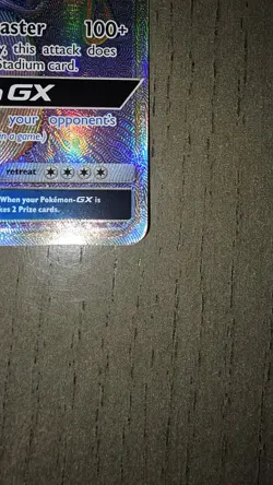 Pokemon Gyarados GX TCG Full Art Rainbow Secret Rare 112/111 Crimson Invasion - Image 5