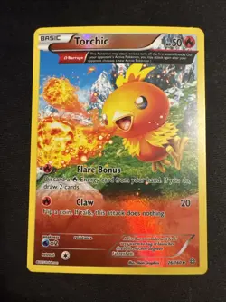 Torchic (Omega) Uncommon Reverse Holo XY - Primal Clash 26/160 Pokemon TCG - Image 1