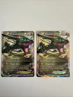 2 Pokemon TCG Rayquaza EX Full Art Ultra Rare 85/124 - Image 1