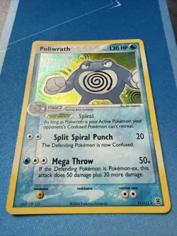 Poliwrath 11/112 HOLO RARE FireRed & LeafGreen 2004 Pokemon TCG - Image 3