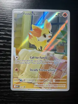 Fennekin 080 MEP Promo Holo Full Art Pokemon TCG - Image 1