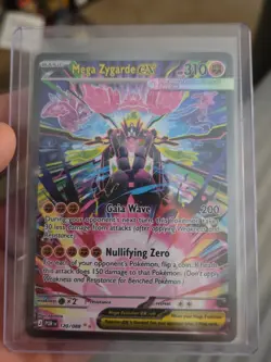 Pokemon Mega Zygarde EX Full Art Rare 120/088 Perfect Order POR Minty - Image 2