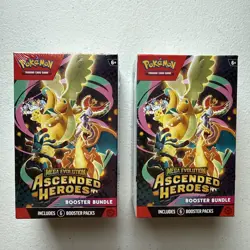 2x Ascended Heroes Booster Bundles: Pokemon - New & Sealed - Mega Evolution - Image 1