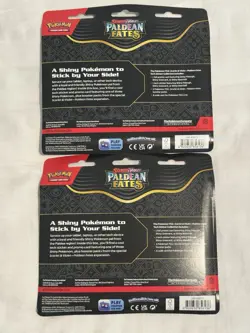 Pokemon Paldean Fates Tech Sticker Collection Lot of 2 Maschiff, Greavard Sealed - Image 4