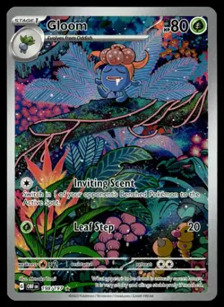 2023 Scarlet & Violet Series - Obsidian Flames Gloom Illustration Rare #198 - Image 1