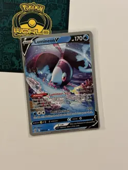 Lumineon V 040/172 2022 Pokemon World Championships Brilliant Stars Variant F - Image 1