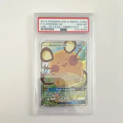 Pokemon Dedenne GX 195A/214 Alternate Art Promo Holo PSA 10 2019 - Image 1