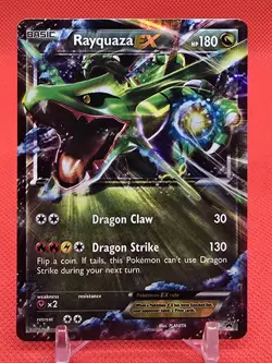 Rayquaza EX Pokemon XY Black Star Promo #XY73 LP - Image 1