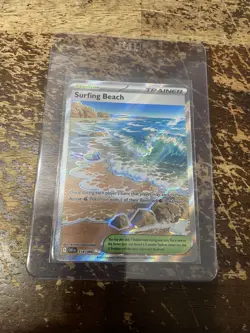 Surfing Beach 114/086 - Full Art Ultra Rare - Chaos Rising - Pokemon TCG RARE - Image 1