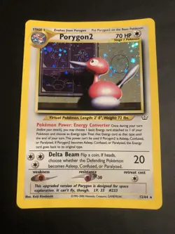 Pokemon - Porygon 2 - Neo Revelation - Holo - English - 12/64 - Near Mint - Image 2