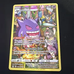 2022 Pokemon Lost Origin Gengar TG06/TG30 Trainer Gallery Full Art Holo NM - Image 2