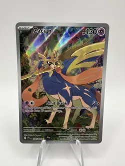 Zacian 100/094 Illustration Rare Phantasmal Flames Pokemon TCG NM Ikegami - Image 1