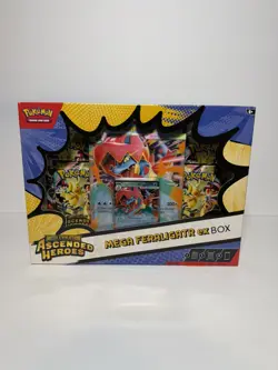 Pokemon TCG Mega Evolution Ascended Heroes Mega Feraligatr Ex Box - New & Sealed - Image 1