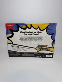 Pokemon TCG Mega Evolution Ascended Heroes Mega Feraligatr Ex Box - New & Sealed - Image 2