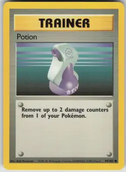 Pokemon TCG Potion Common Base Set 094/102 - Image 1