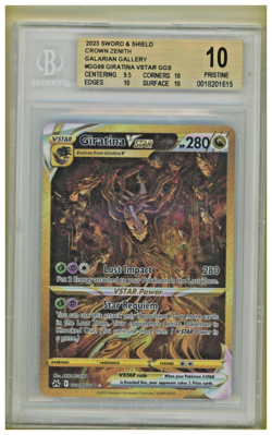 2023 Pokemon Sword & Shield Crown Zenith Galarian Gallery Giratina VSTAR #GG6 - Image 1
