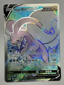 Pokemon Hisuian Goodra V 187/196 Lost Origin Holo Full NM - Image 1