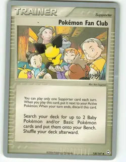 Pokemon Fan Club - World Championships 2004 - 130/147 Aquapolis - Pokemon TCG - Image 1