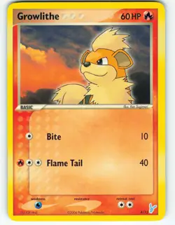 Growlithe - 4/12 EX Trainer Kit 2 Minun - Pokemon TCG - 2006 - Image 1