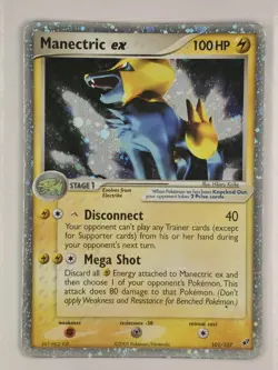 Manectric EX 101/107 Deoxys Holo LP Pokemon TCG - Image 1