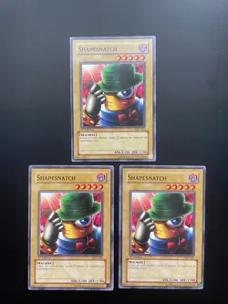 Yugioh Shapesnatch PGD-002 Common 1st Edition LP/MP X3 - Image 1