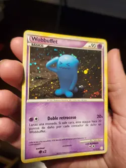 2010 Pokemon HeartGold & SoulSilver Wobbuffet Spanish #13 Holo Rare PACK FRESH - Image 4
