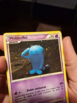 2010 Pokemon HeartGold & SoulSilver Wobbuffet Spanish #13 Holo Rare PACK FRESH - Image 5