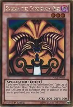 Exodia the Forbidden One Prem. Gold: Return of the Bling PGL2-EN026 LP - Image 1