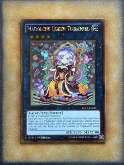 Yugioh Madolche Queen Tiaramisu PGL2-EN045 Gold Rare 1st Ed NM - Image 1