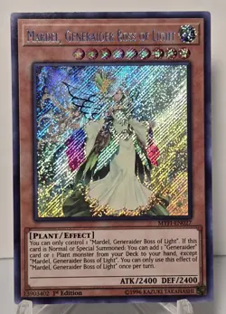 Mardel, Generaider Boss of Light MYFI-EN027 1st Edition Secret Rare Yugioh NM - Image 1