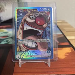 One Piece Buggy (042) (Parallel) OP09-042 Japanese Leader Alt Art NM - Image 1