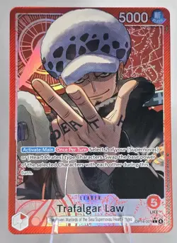 Trafalgar Law - OP14-001 (Alternate Art) OP14-001 The Azure Sea's Seven Foil NM - Image 1