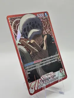 Trafalgar Law - OP14-001 (Alternate Art) OP14-001 The Azure Sea's Seven Foil NM - Image 2