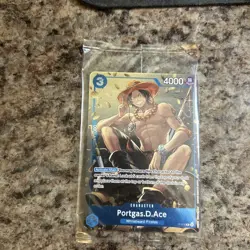 One Piece TCG: Portgas D. Ace P-074 Promo Tin Pack Set Vol. 2 Sealed English - Image 1