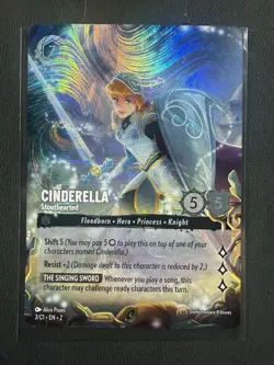 Disney Lorcana Challenge Exclusive Promo - Cinderella Stouthearted - Foil - Image 1
