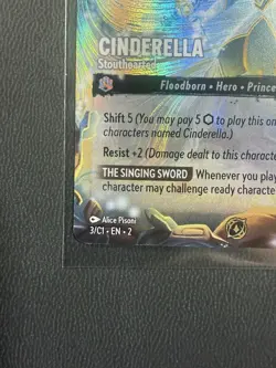Disney Lorcana Challenge Exclusive Promo - Cinderella Stouthearted - Foil - Image 2