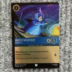 Disney Lorcana Wilds Unknown Merryweather 139/204 Uncommon Foil NM - Image 1