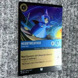 Disney Lorcana Wilds Unknown Merryweather 139/204 Uncommon Foil NM - Image 3