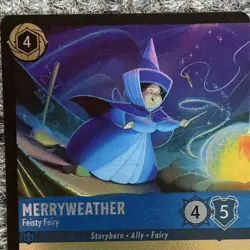 Disney Lorcana Wilds Unknown Merryweather 139/204 Uncommon Foil NM - Image 5