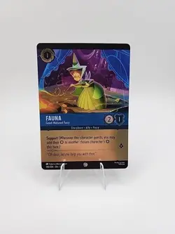 Fauna - Good-Natured Fairy 140/204 Cold Foil Disney Lorcana Wilds Unknown - Image 1