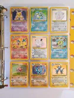 Original 102 Pokemon Cards 1999 [NM-LP] 100% Complete Set + 100 Extra Originals! - Image 1
