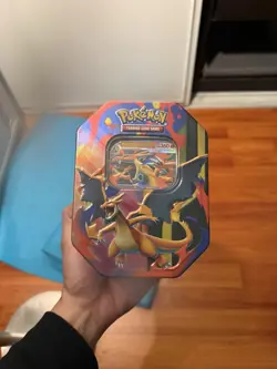 Pokemon Trading Card Game Mega Charizard EX Tin Charizard - Image 1