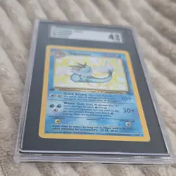 Pokemon Vaporeon Jungle 1st Edition Holographic SGC 4 1999 12/64 Rare Card - Image 4