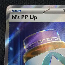 Pokemon N's PP Up Trainer Full Art Foil Rare Card 262/217 ASC - Image 2