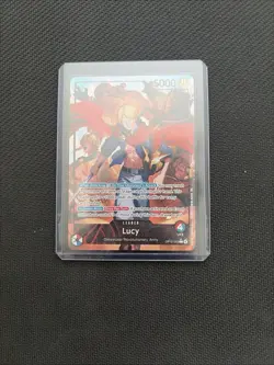 One Piece Card Game TCG Lucy OP15-002 Alt Art Leader M/NM Condition - Image 1