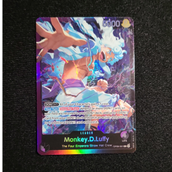 Bandai One Piece Card Game Monkey D Luffy OP09-061 Leader Alt Art Foil 5000 - Image 1
