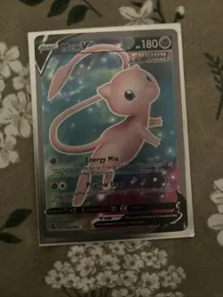 Pokemon TCG Mew V Fusion Strike 250/264 Holo Full Art Ultra Rare - Image 1