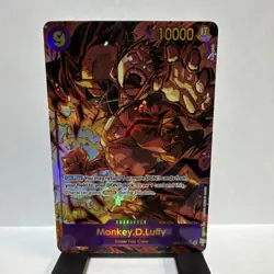 Bandai One Piece Card Game Monkey D. Luffy OP09-119 SEC Alt Art Holo EN - Image 1