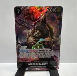 Bandai One Piece Card Game Monkey D. Luffy OP04-090 SR Alt Art Foil 7000 EN - Image 1