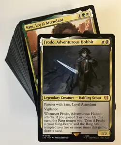 MTG Magic The Gathering Azban Frodo And Samwise Budget 100 Card Commander Deck - Image 1